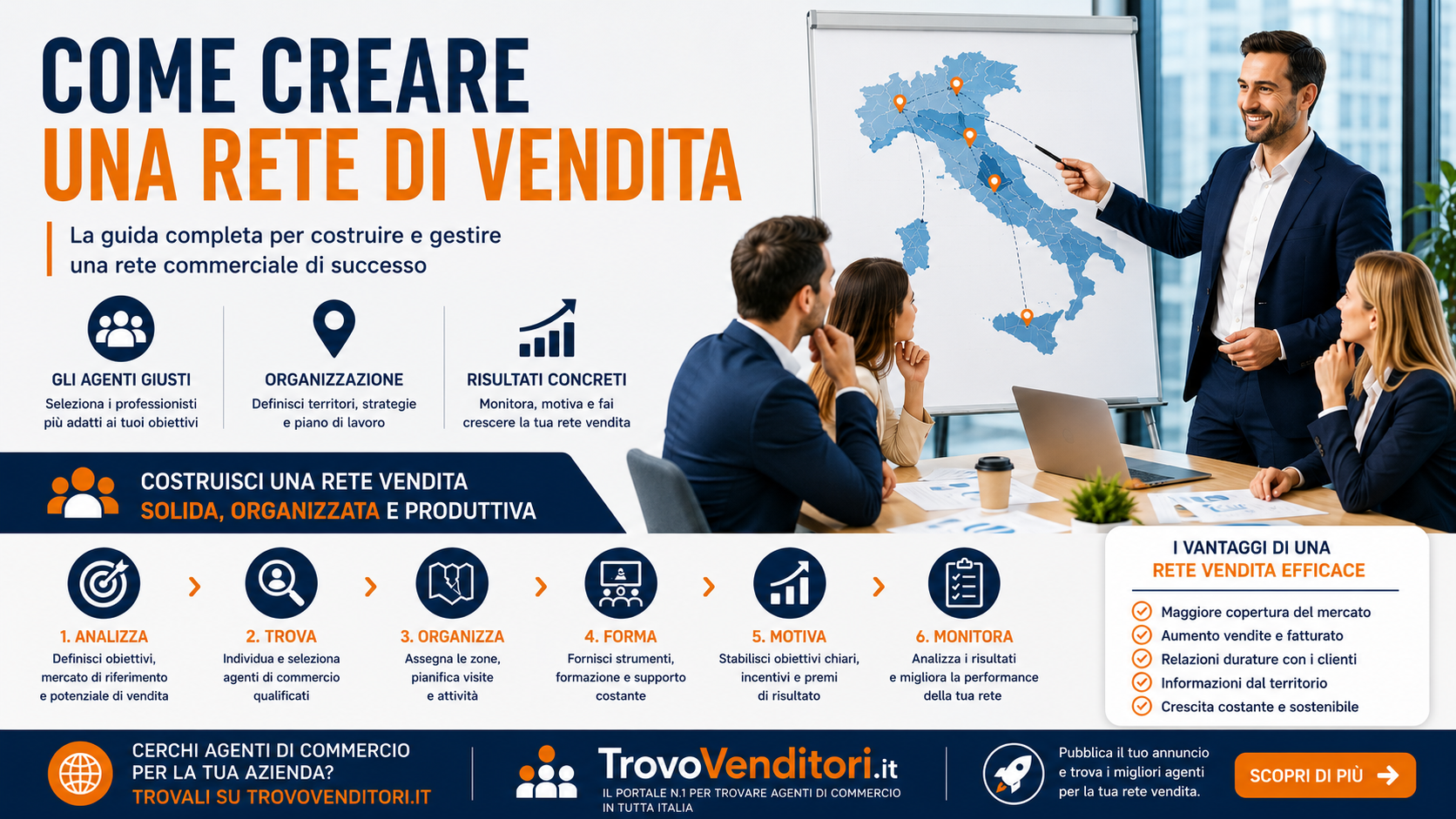 Come creare una rete vendita efficace per la tua azienda