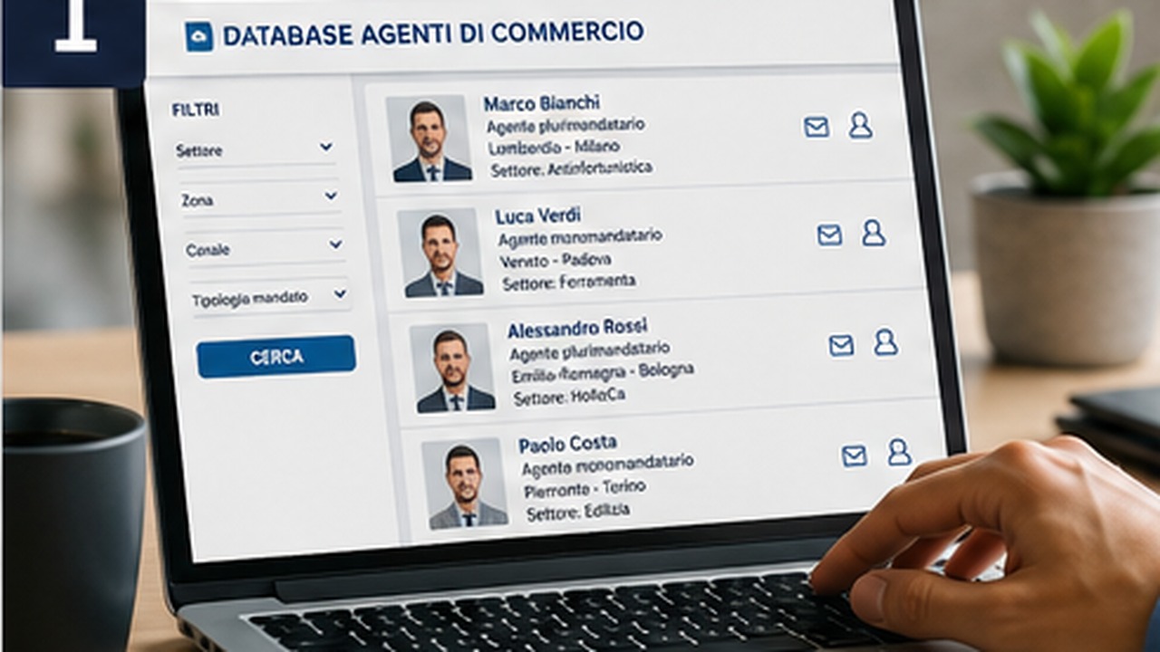 Database agenti di commercio: come cercare profili commerciali già in target